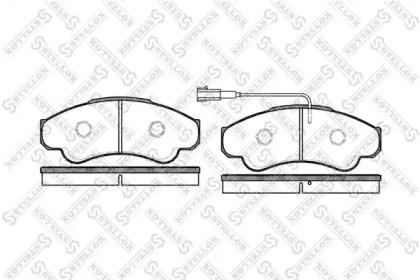 Комплект тормозных колодок STELLOX 970 001BL-SX